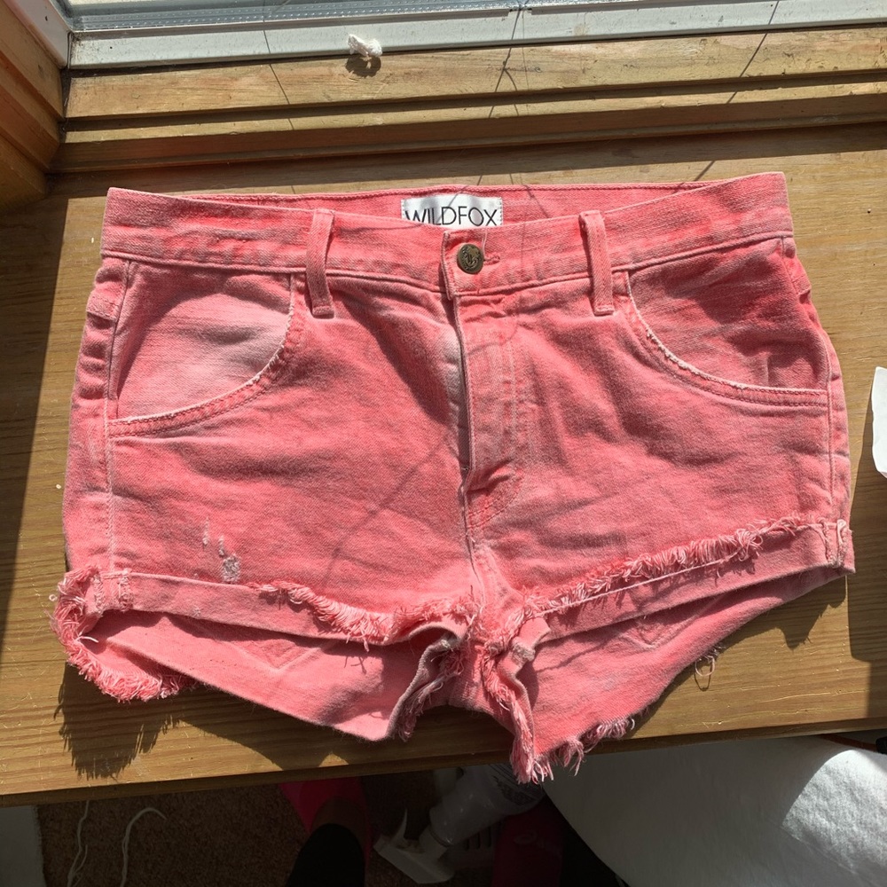 Pink Wildfox shorts